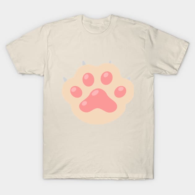 cat paw T-Shirt by Nahlaborne